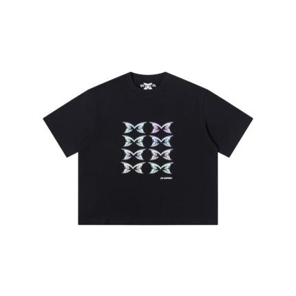Mertra Stacked Logo Tee (Black)