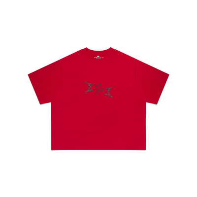 Mertra 3D Logo Tee (Red)