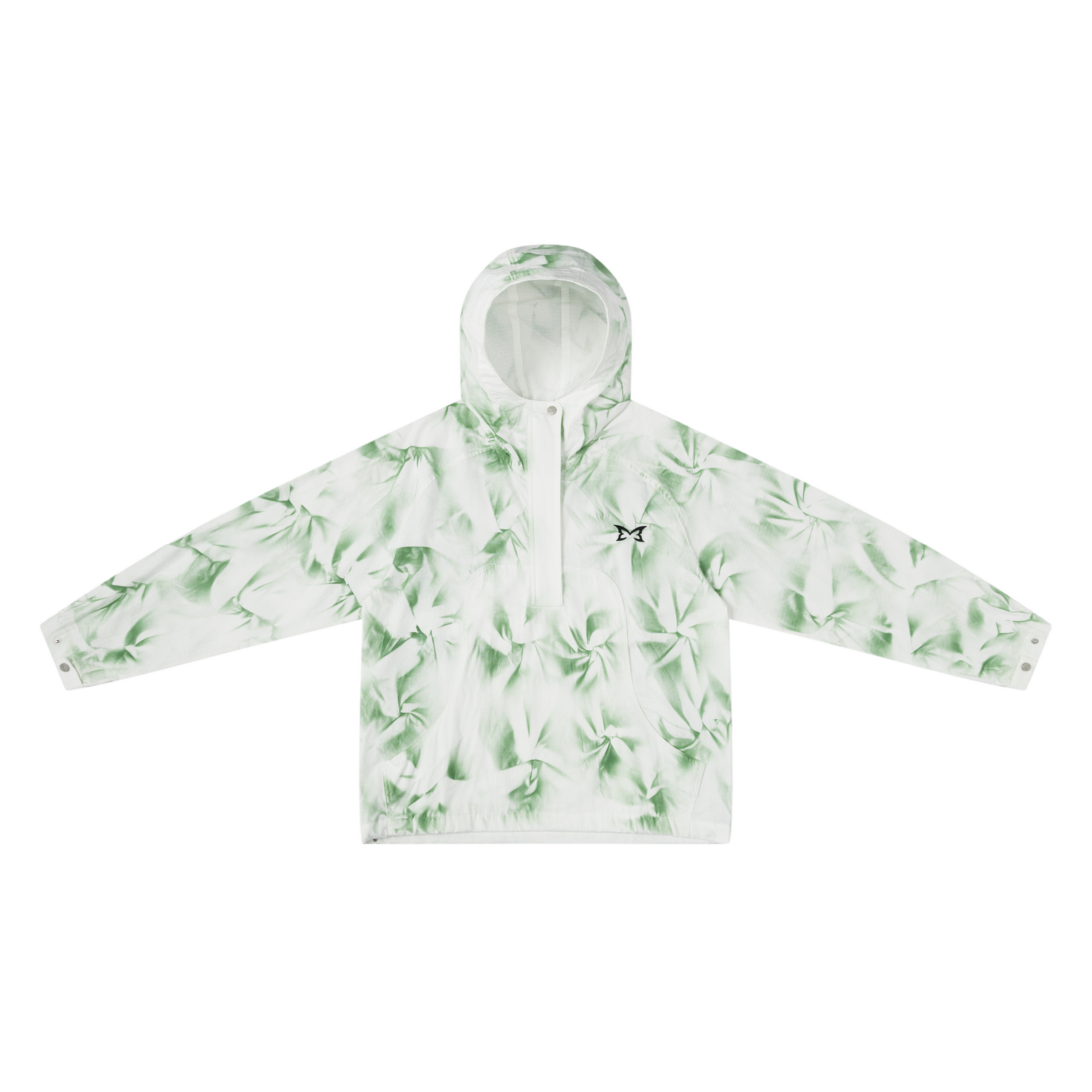 GREENHANDSPRAYPULLOVERECOM1_3x_9e68f05d-9db7-4d59-8369-30904f4dc678-1.png Mertra Hand Spray Pullover (Green / White) - Image 1