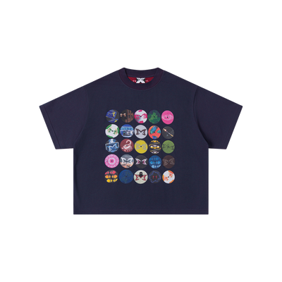 Mertra Archive Disk Tee (Navy)