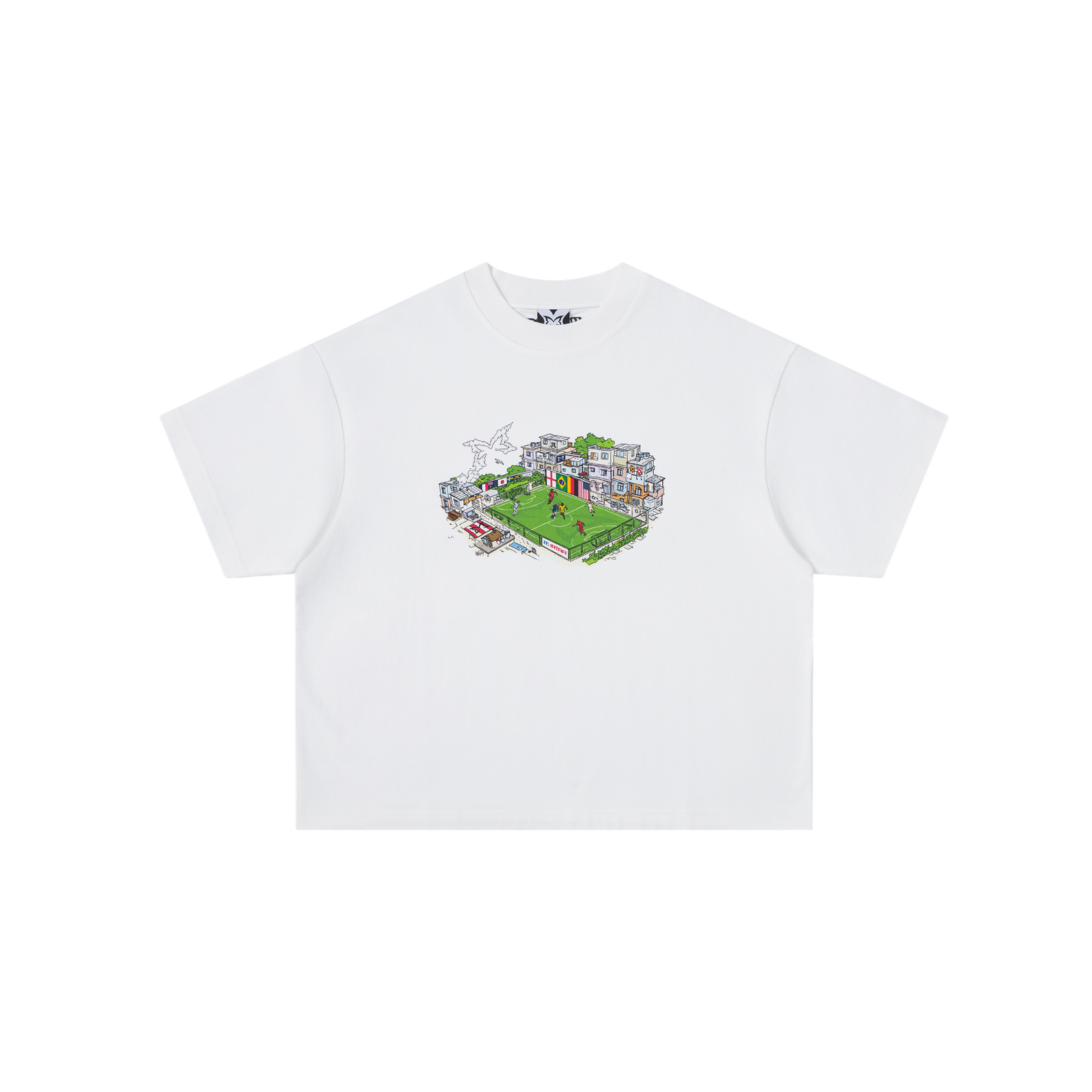 WHITESTREETBALLTEEECOM1_3x_995b8424-380b-4f24-bcc9-ced0173304e3.png Mertra Street Ball Tee (White) - Image 1
