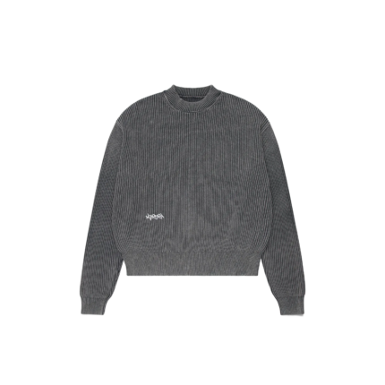 Mertra Waffle Knit (Washed Grey)